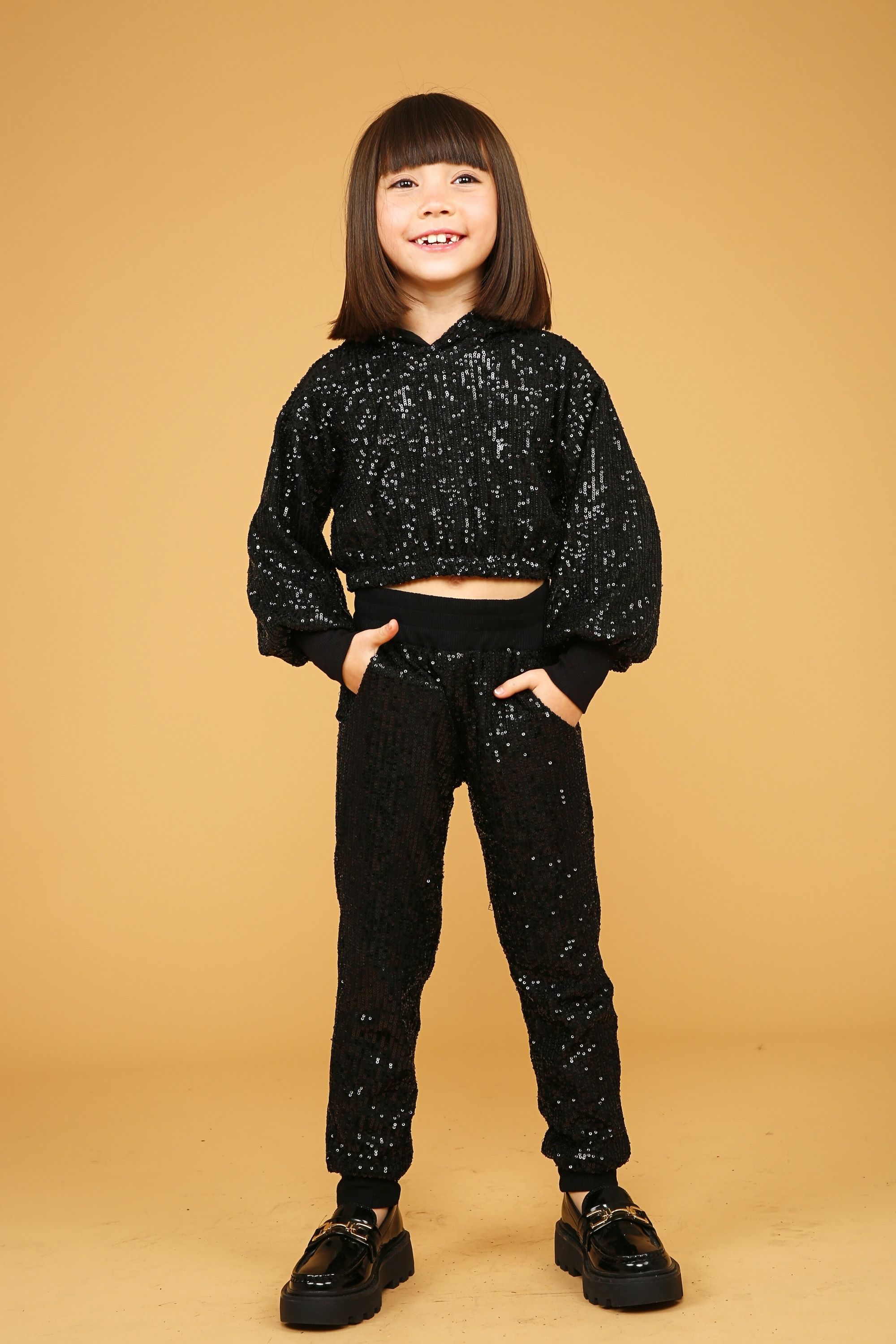 Calça Jogger Paetê Infantil Nosh